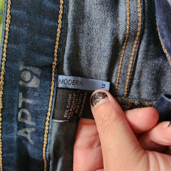 Womens Apt 9 Denim Blue Women's Shorts - Picture 6 of 9